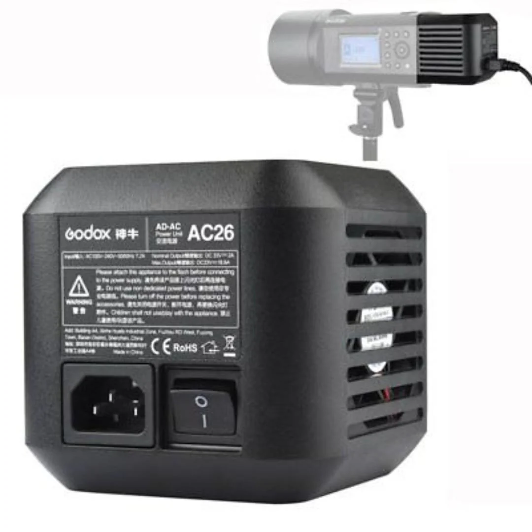 Godox AC26 AC Adapter for AD600Pro / AD600Pro II