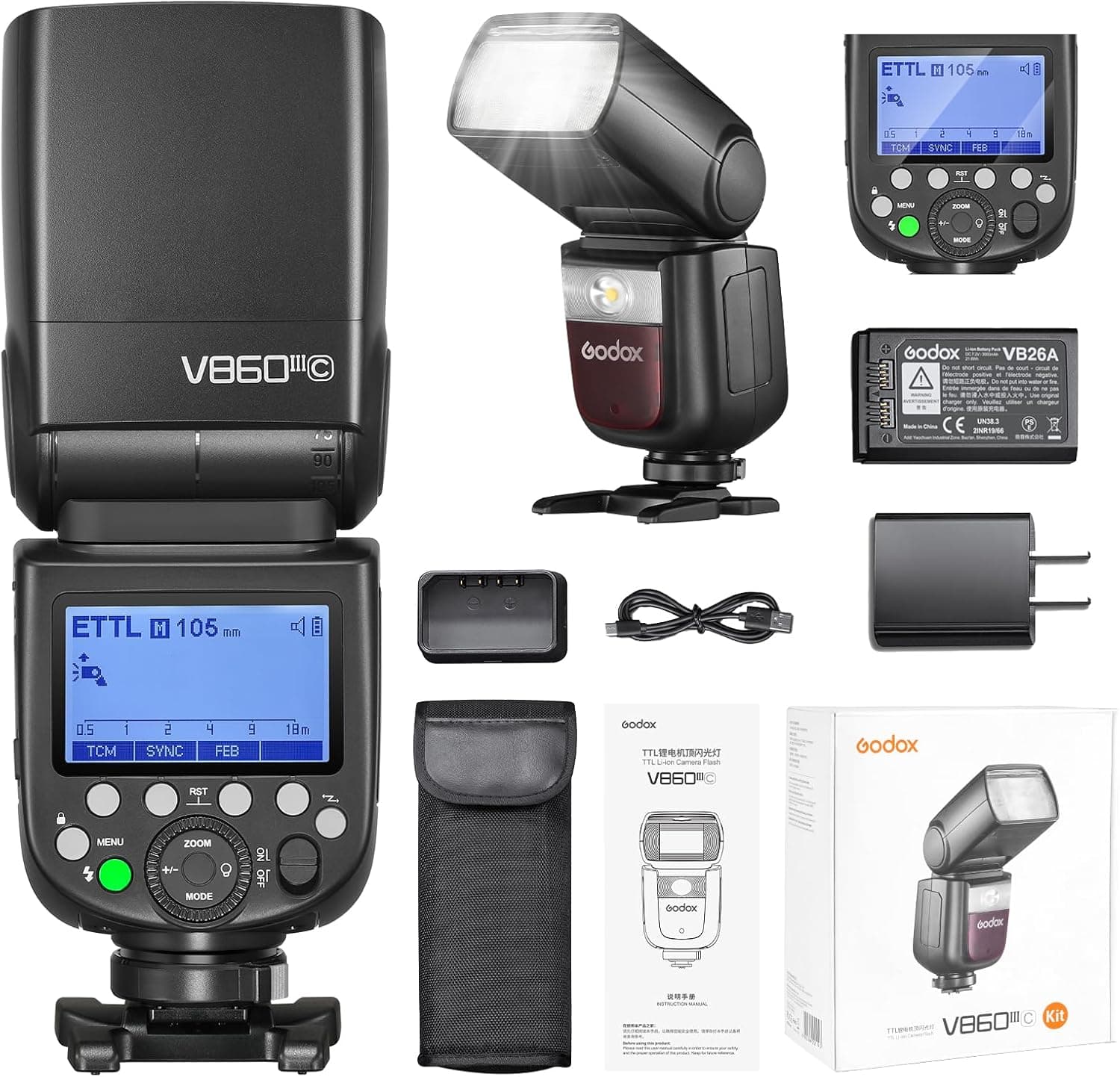 Godox V860III-C TTL Li-Ion Flash for Canon